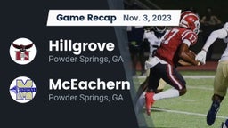 Recap: Hillgrove  vs. McEachern  2023