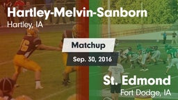 Matchup: Hartley-Melvin-Sanbo vs. St. Edmond  2016