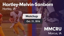 Matchup: Hartley-Melvin-Sanbo vs. MMCRU  2016