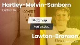 Matchup: Hartley-Melvin-Sanbo vs. Lawton-Bronson  2017