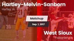 Matchup: Hartley-Melvin-Sanbo vs. West Sioux  2017