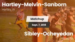 Matchup: Hartley-Melvin-Sanbo vs. Sibley-Ocheyedan 2018