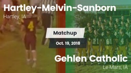Matchup: Hartley-Melvin-Sanbo vs. Gehlen Catholic  2018