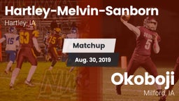 Matchup: Hartley-Melvin-Sanbo vs. Okoboji  2019