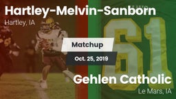 Matchup: Hartley-Melvin-Sanbo vs. Gehlen Catholic  2019