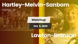 Matchup: Hartley-Melvin-Sanbo vs. Lawton-Bronson  2020