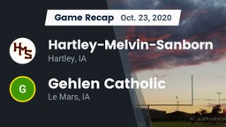 Recap: Hartley-Melvin-Sanborn  vs. Gehlen Catholic  2020
