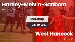 Matchup: Hartley-Melvin-Sanbo vs. West Hancock  2020