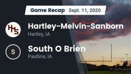 Recap: Hartley-Melvin-Sanborn  vs. South O Brien  2020