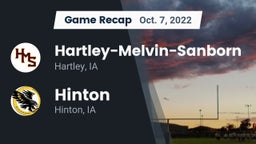 Recap: Hartley-Melvin-Sanborn  vs. Hinton  2022