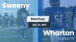 Matchup: Sweeny  vs. Wharton  2017