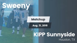 Matchup: Sweeny  vs. KIPP Sunnyside  2018