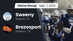Recap: Sweeny  vs. Brazosport  2018