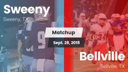 Matchup: Sweeny  vs. Bellville  2018