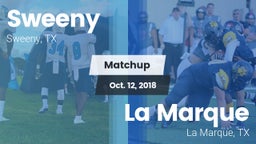 Matchup: Sweeny  vs. La Marque  2018