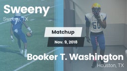 Matchup: Sweeny  vs. Booker T. Washington  2018