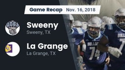 Recap: Sweeny  vs. La Grange  2018