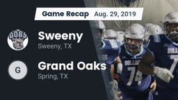 Recap: Sweeny  vs. Grand Oaks  2019