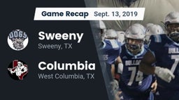 Recap: Sweeny  vs. Columbia  2019