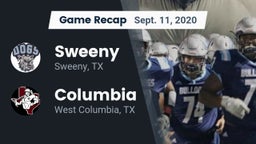 Recap: Sweeny  vs. Columbia  2020
