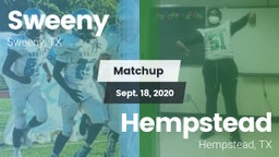 Matchup: Sweeny  vs. Hempstead  2020