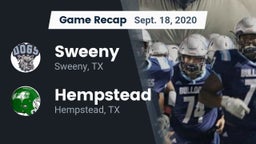 Recap: Sweeny  vs. Hempstead  2020