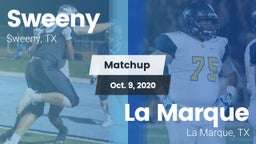 Matchup: Sweeny  vs. La Marque  2020