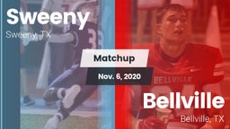 Matchup: Sweeny  vs. Bellville  2020