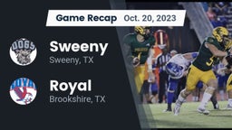 Recap: Sweeny  vs. Royal  2023