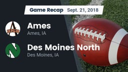 Recap: Ames  vs. Des Moines North  2018