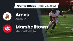 Recap: Ames  vs. Marshalltown  2022