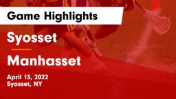Syosset  vs Manhasset  Game Highlights - April 13, 2022