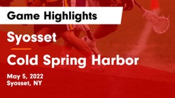 Syosset  vs Cold Spring Harbor  Game Highlights - May 5, 2022