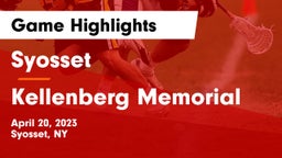 Syosset  vs Kellenberg Memorial  Game Highlights - April 20, 2023