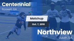Matchup: Centennial High vs. Northview  2016