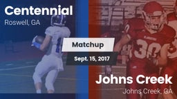 Matchup: Centennial High vs. Johns Creek  2017