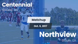 Matchup: Centennial High vs. Northview  2017
