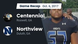 Recap: Centennial  vs. Northview  2017