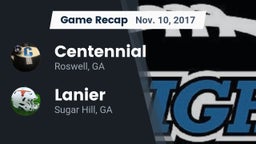 Recap: Centennial  vs. Lanier  2017