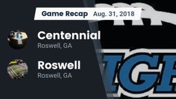 Recap: Centennial  vs. Roswell  2018