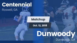 Matchup: Centennial High vs. Dunwoody  2018