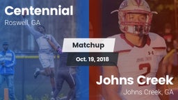 Matchup: Centennial High vs. Johns Creek  2018