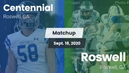 Matchup: Centennial High vs. Roswell  2020