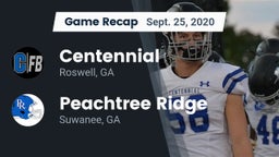 Recap: Centennial  vs. Peachtree Ridge  2020