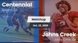 Matchup: Centennial High vs. Johns Creek  2020