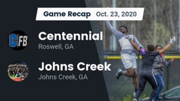 Recap: Centennial  vs. Johns Creek  2020
