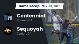 Recap: Centennial  vs. Sequoyah  2020
