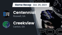 Recap: Centennial  vs. Creekview  2021