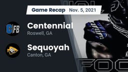 Recap: Centennial  vs. Sequoyah  2021