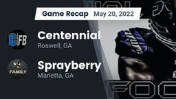 Recap: Centennial  vs. Sprayberry  2022